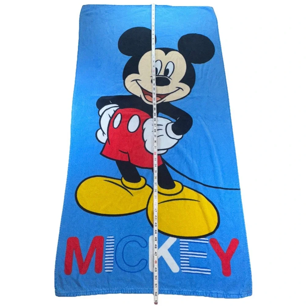 Vintage Disney Mickey Mouse Beach Towel Pool Bath Sheet Very Good Condition